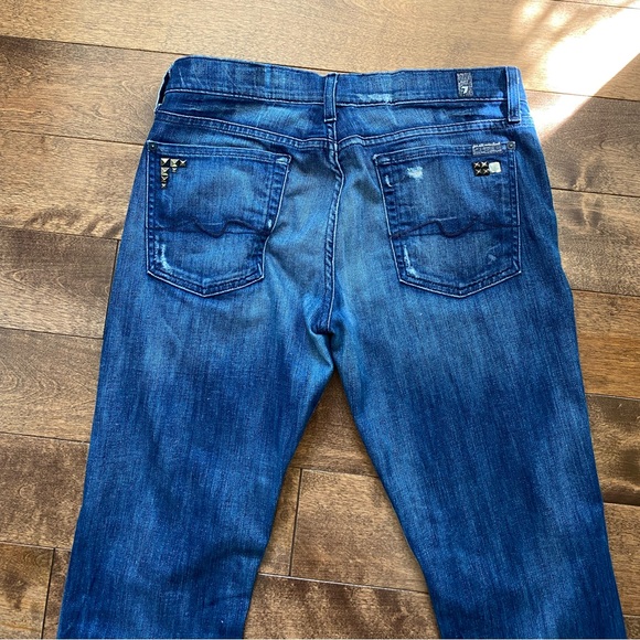 7 for all mankind jeans size 30 Josefina skinny boyfriend - Picture 8 of 11